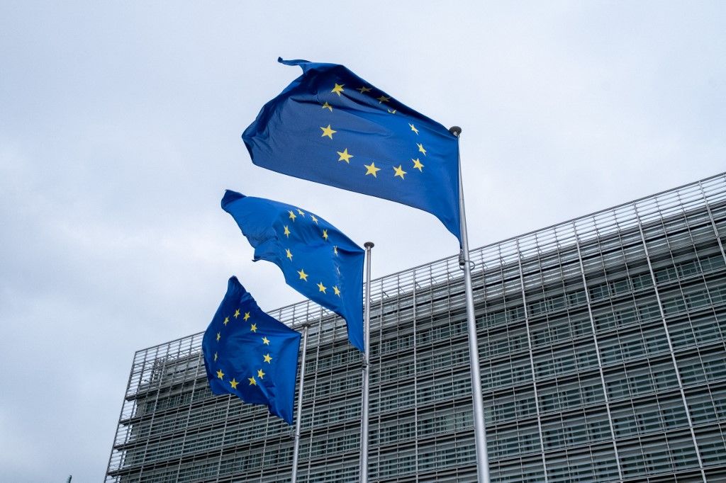 Az EU újabb és újabb támogatásokat különített el Ukrajna számára (Fotó: MARTIN BERTRAND / Hans Lucas)