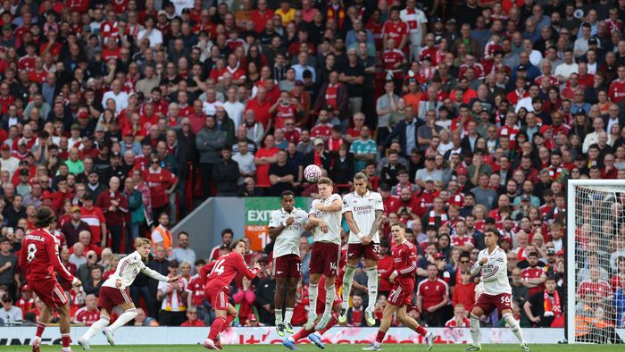 A Liverpool egyetlen gólja vasárnap, Szoboszlai Dominik varázslata