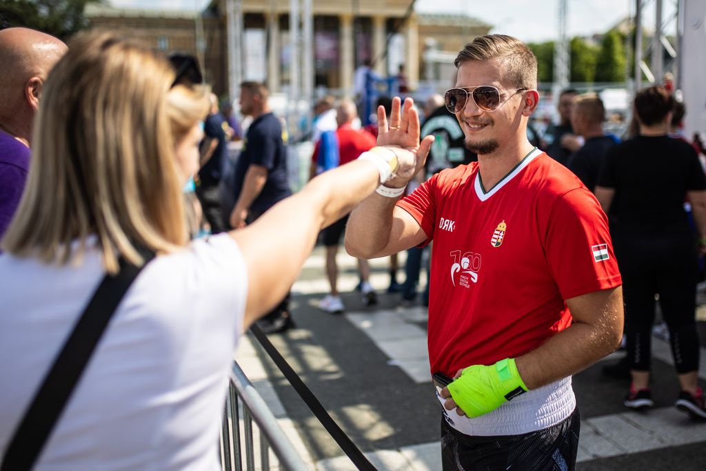100 éves a magyar ökölvívás MÖSZ 100 Hősök tere Magyar Ökölvívók Szövetsége