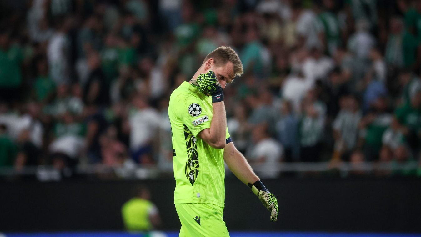 Dibusz Dénes, az FTC kapusa a Qarabag elleni BL-selejtezős párharc első meccsét sajnálja igazán