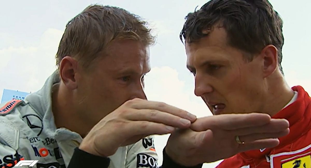 Häkkinen és Schumacher megbeszélték a futam után azonnal az előzés minden fázisát
