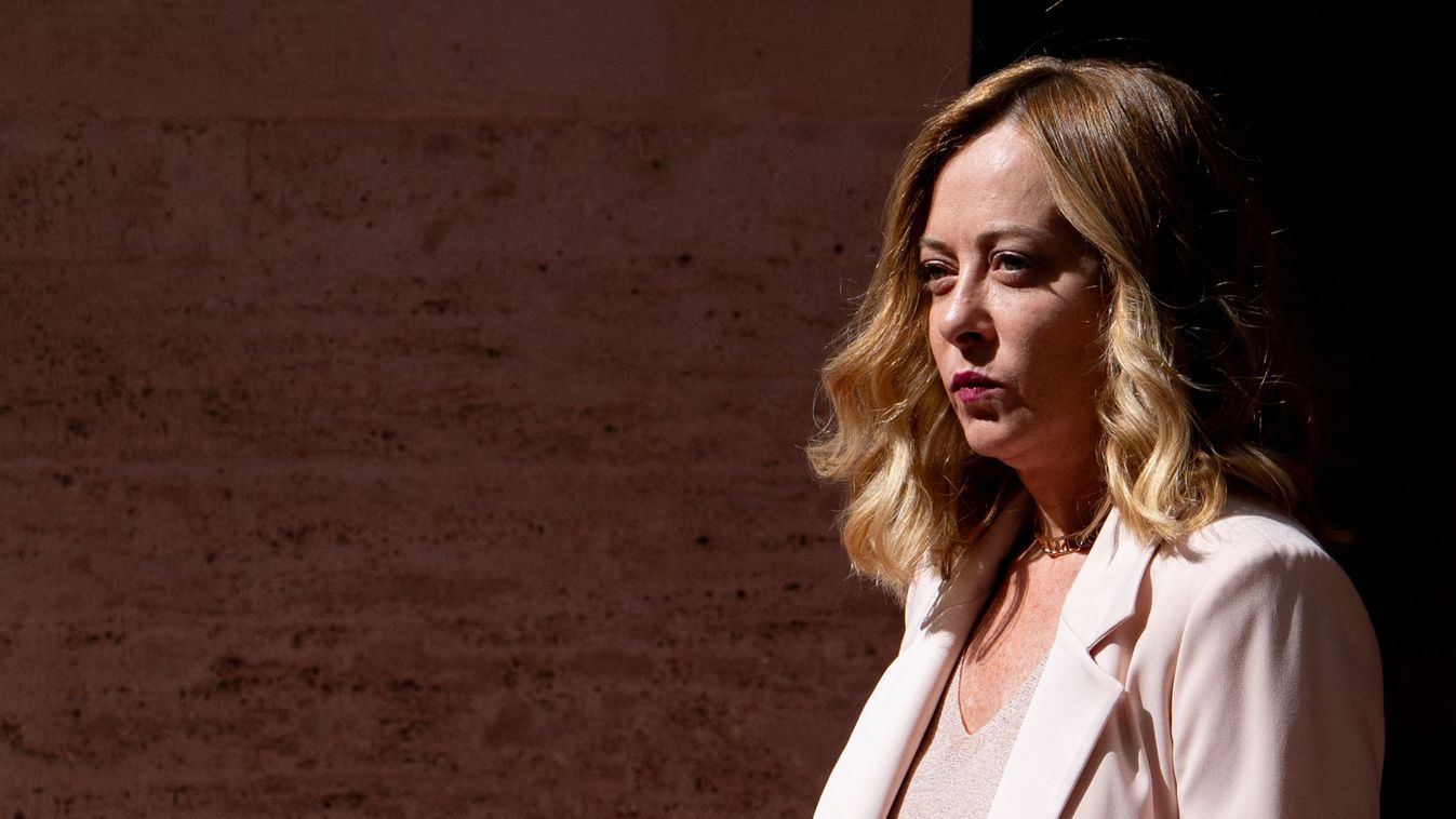 Giorgia Meloni olasz miniszterelnök
