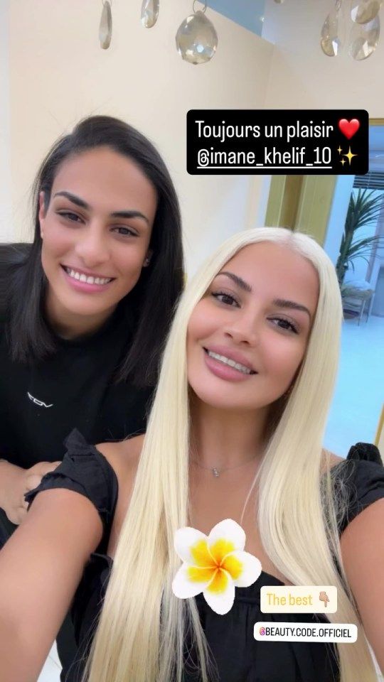 Imane Helif döbbenetes változását a műsorvezető egy szelfin örökítette meg