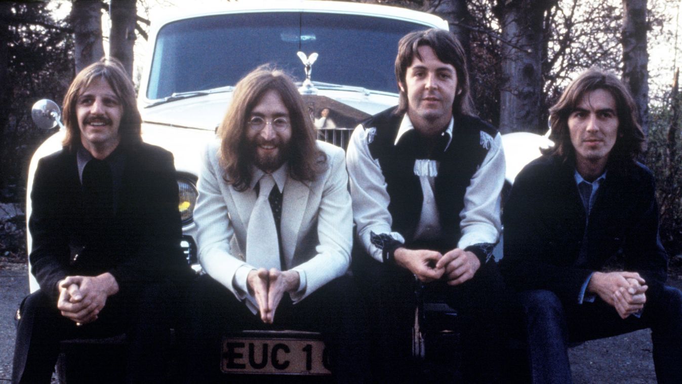 A Beatles 1969-ben: Ringo Starr, John Lennon, Paul McCartney és George Harrison.

