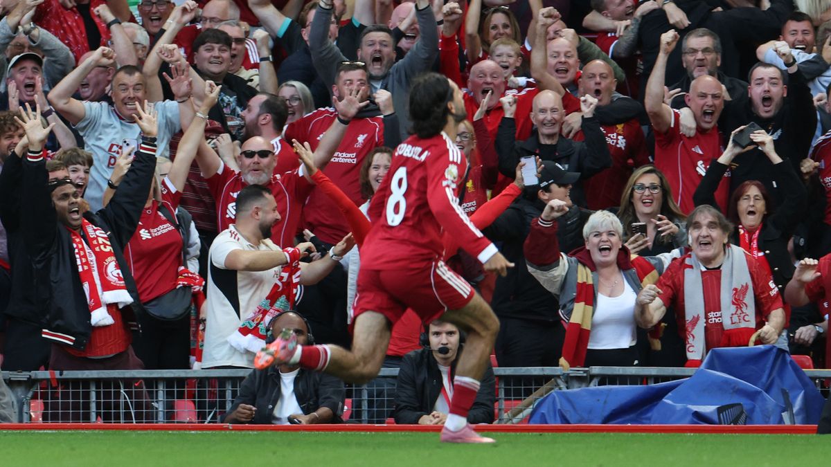 Szoboszlai Dominik szabadrúgásgólt lőtt a Liverpool–Arsenal rangadón