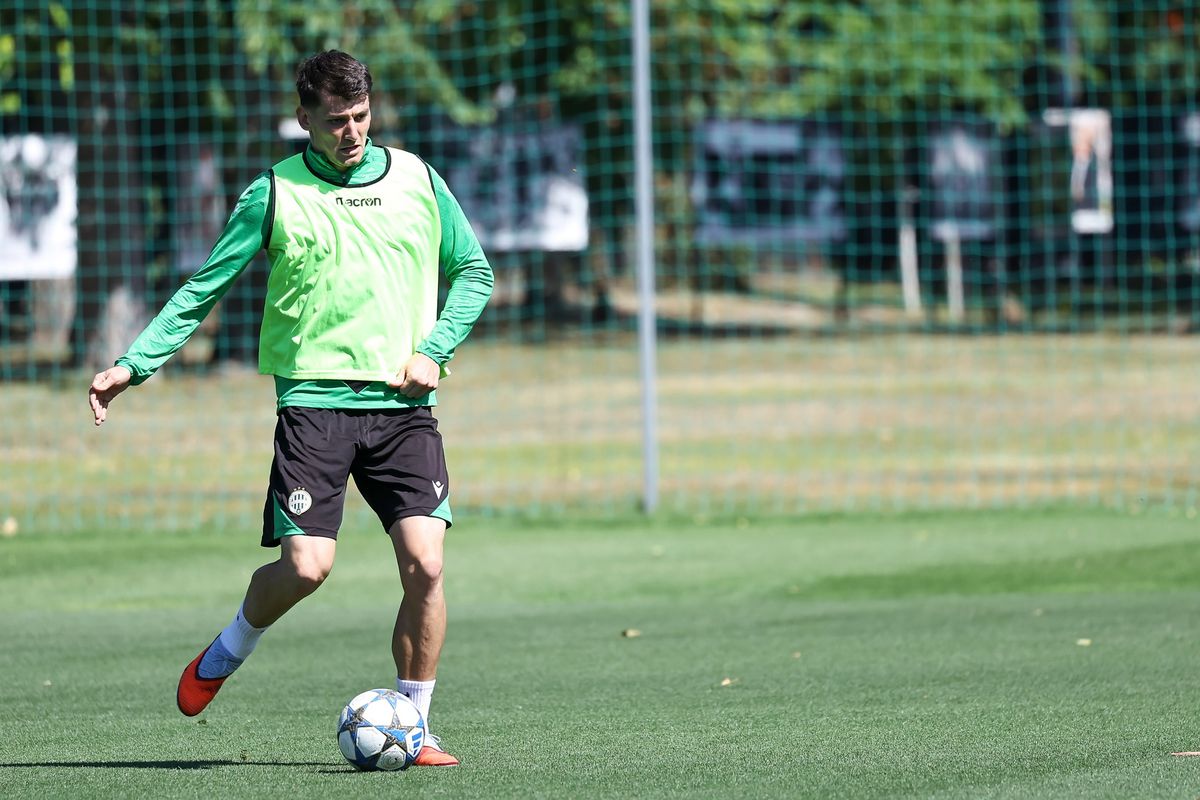 Ötvös Bence gyorsan felépült a sérüléséből, vasárnap már együtt edzett a társakkal, s készült a Qarabag-FTC BL-visszavágóra