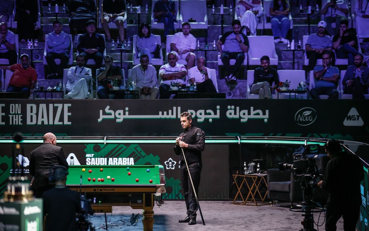 Ronnie O’Sullivan imádja a szaúd-arábiai snooker versenyeket. Chris Wakelin ellen egy meccsen két 147-et lökött