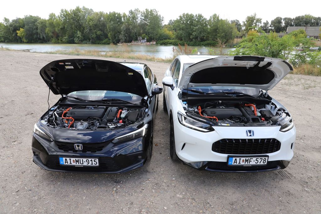 Honda Civic e:HEV - Honda ZR-V e:HEV összehasonlítás