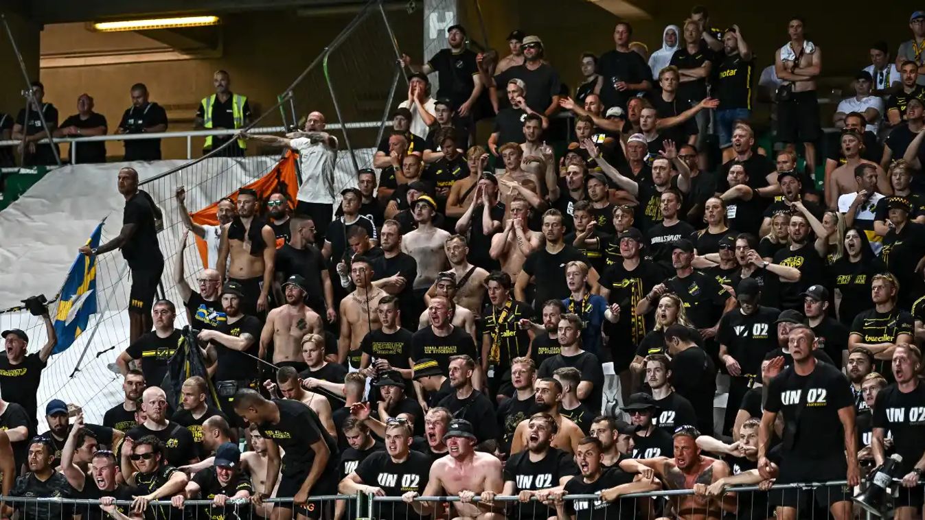 650 drukker svéd drukker kísérte el Győrbe az AIK Stockholmot