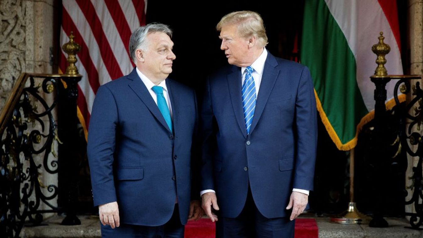 Orbán Viktor magyar miniszterelnök és Donald Trump amerikai elnök