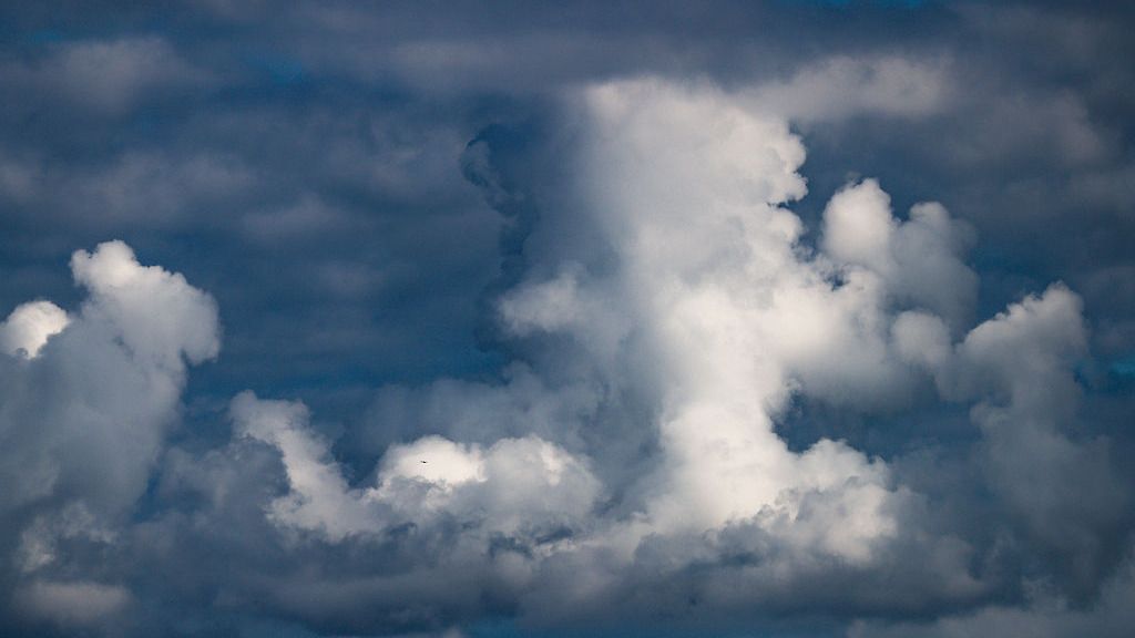 24 August 2025, North Rhine-Westphalia, Oberpleis: White clouds pile up in the sky. Photo: Thomas Banneyer/dpa (Photo by Thomas Banneyer/picture alliance via Getty Images)