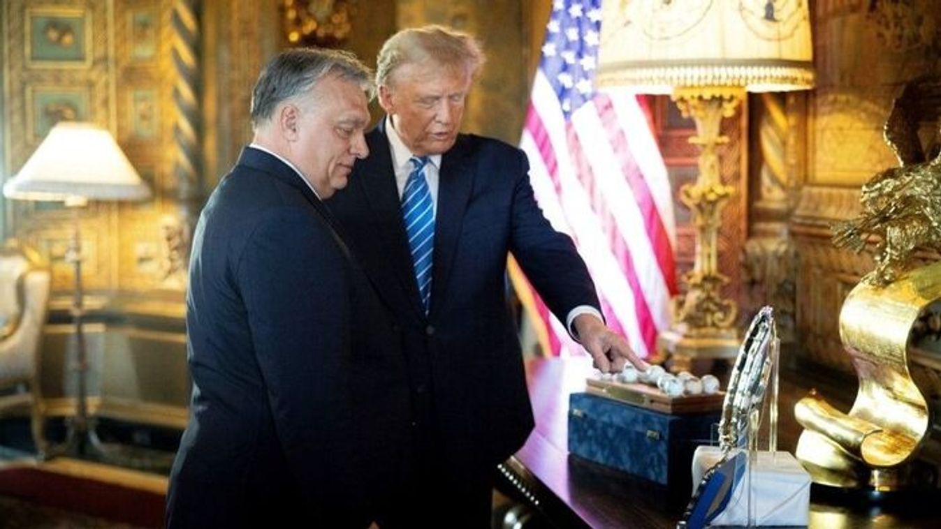 Hungarian Prime Minister Orban Viktor and U.S. President Donald Trump (Photo: PM's Press Office / Zoltan Fischer)