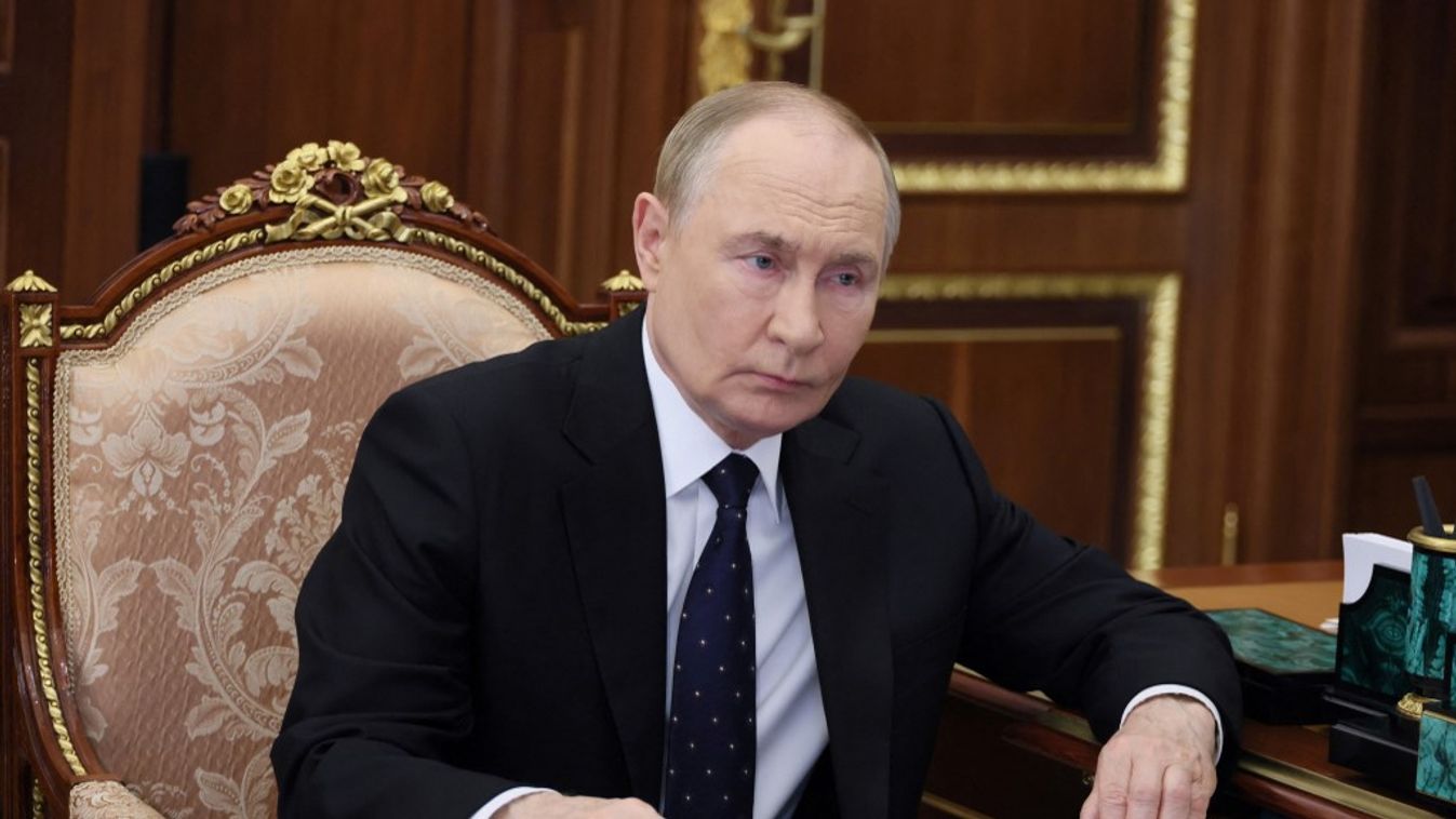 Vlagyimir Putyin orosz elnök (Fotó: AFP)