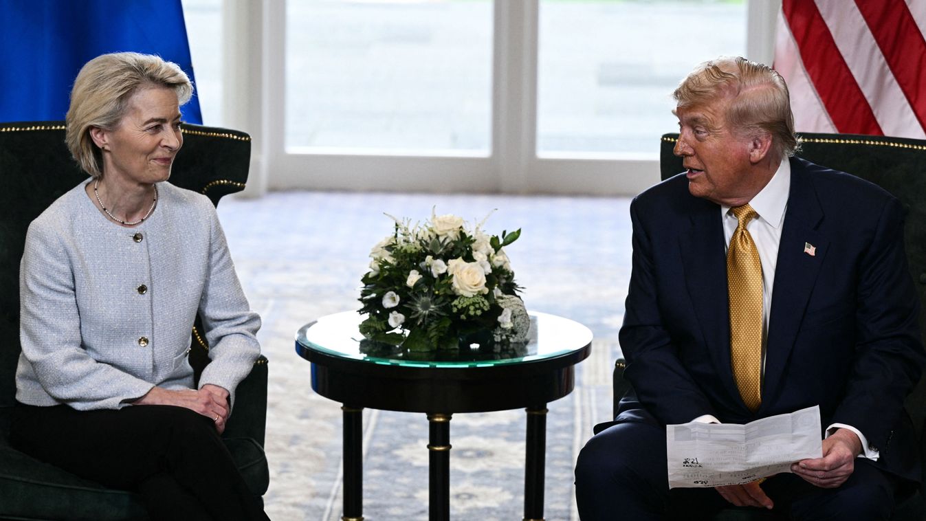 Donald Trump és Ursula von der Leyen