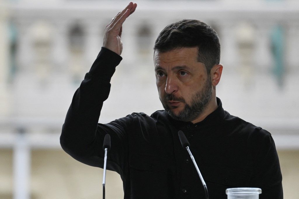 Volodimir Zelenszkij országában tombol a korrupció (Fotó: AFP)