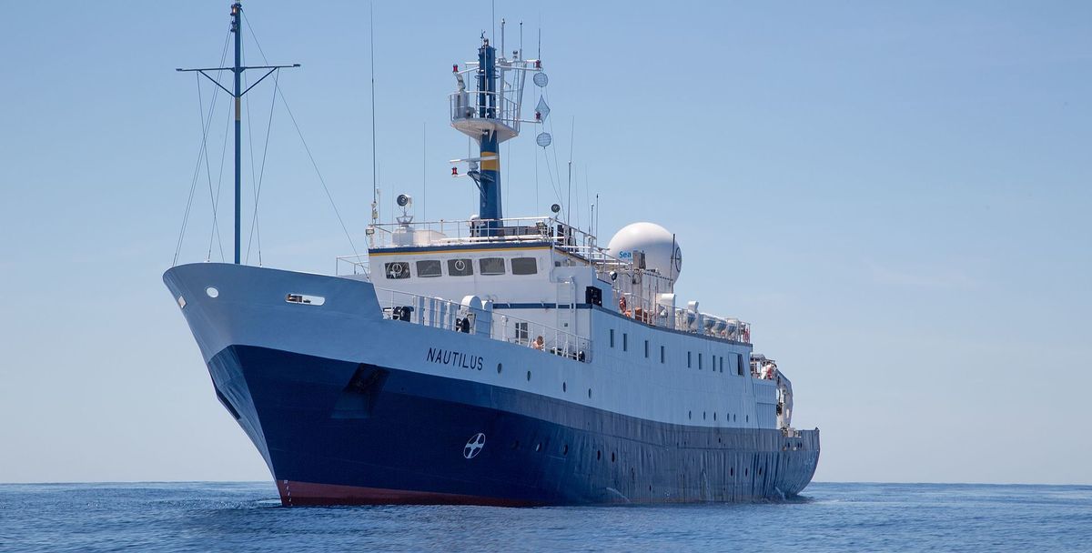 A Csendes-óceán vulkanikus fenékhegyeit vizsgálta az M/V Nautilus oceanográfiai kutatóhajó