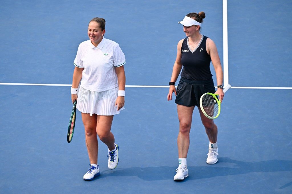 Ostapenko és Krejcíková személyében Grand Slam-győztes teniszezőket győztek le Babos Tímeáék a US Openen
