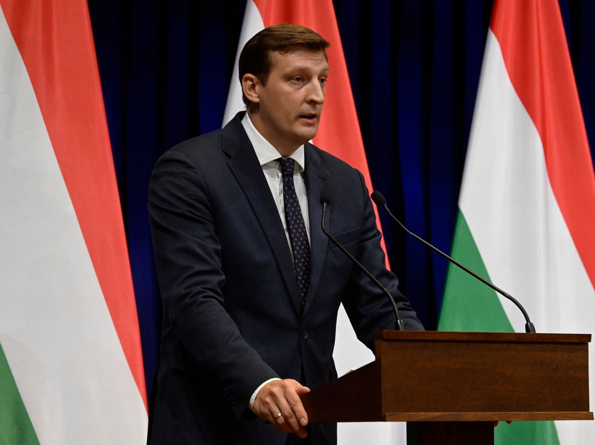Panyi Miklós, a Miniszterelnökség parlamenti és stratégiai államtitkára (Fotó: MTI/Máthé Zoltán)