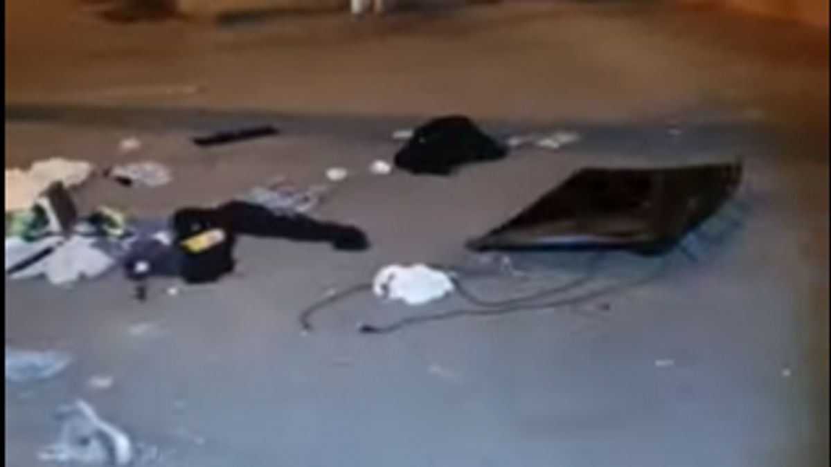 Elszabadult a pokol a halasi éjszakában, lapostévé repült az utcára egy erkélyről