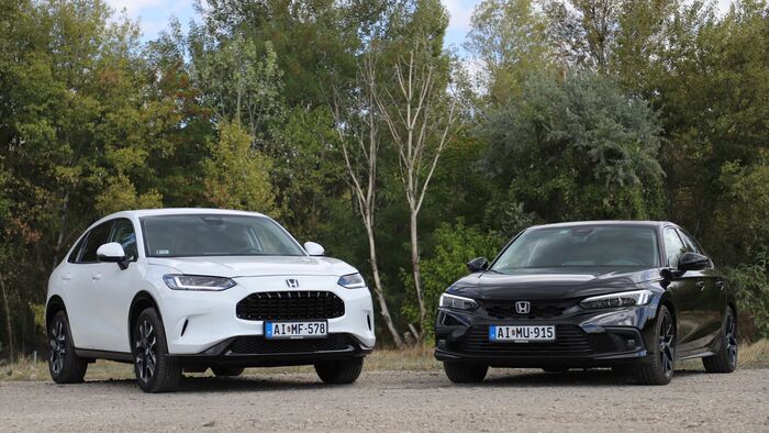 Honda Civic e:HEV - Honda ZR-V e:HEV összehasonlítás