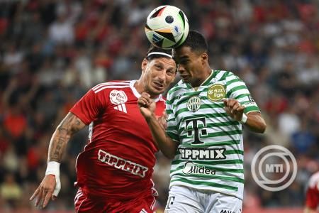 A Ferencváros könnyedén nyert a Debrecen ellen a Nagyerdei Stadionban.