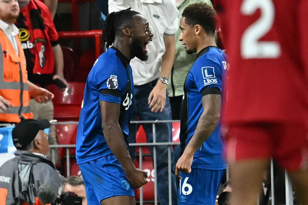 A Bournemouth a második félidőben egyenlített a Liverpool otthonában