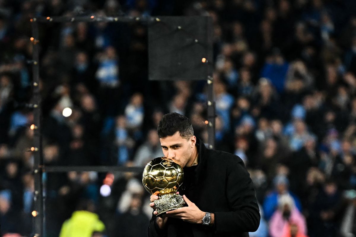 2024-ben a Manchester City spanyol középpályása, Rodri nyerte a férfi Aranylabda-díjat