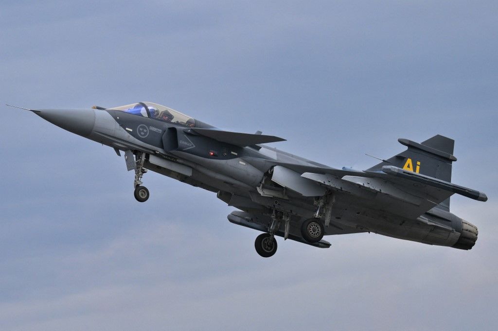 Zelenszkij tovább folytatná a háborút, a Gripen Ukrajna új reménye (Fotó: AFP)
