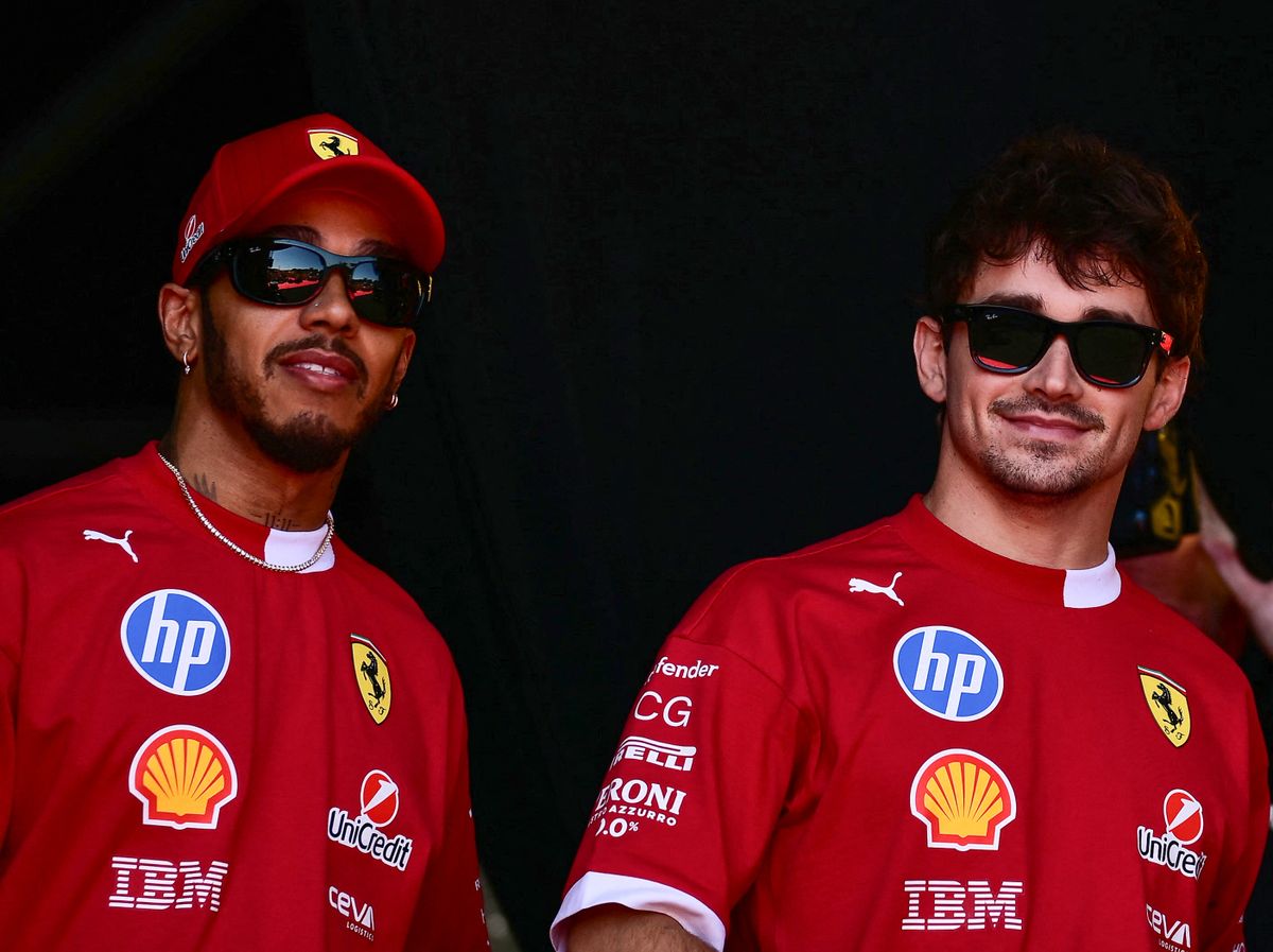 Lewis Hamilton és Charles Leclerc az imolai hétvégén