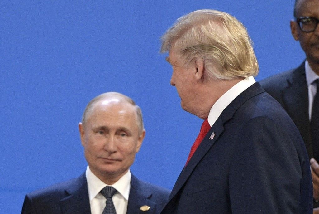 Ukrajna békéjéről tárgyal Putyin és Trump (Fotó: AFP)