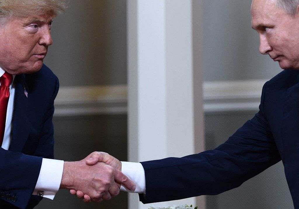 Trump és Putyin találkozójára figyel a világ (Fotó: AFP)