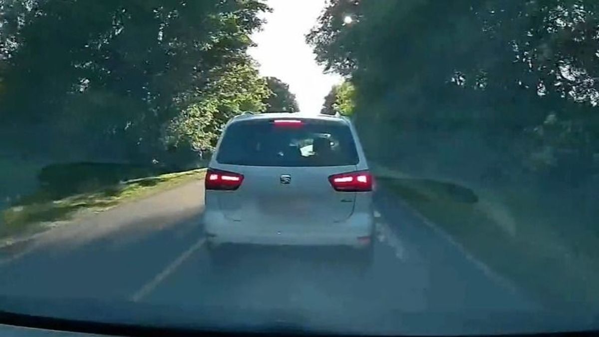 Többször büntetőfékezett, majd az előzést is pofátlanul akadályozta + videó