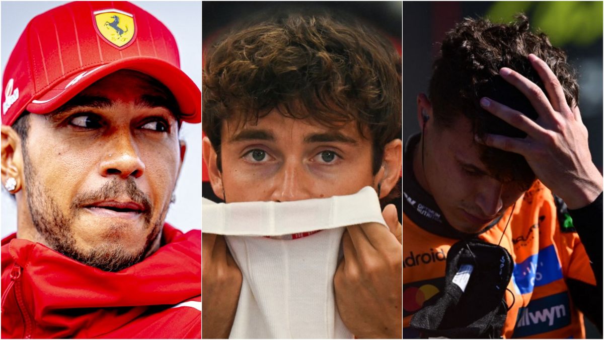 Lewis Hamilton, Charles Leclerc és Lando Norris (b–j), a Forma–1-es Holland Nagydíj legnagyobb vesztesei