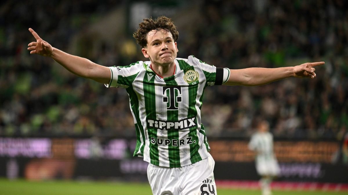 Tóth Alex, a Fradi 19 éves középpályása hatalmas gólt lőtt Bakuban, ám ez is kevés volt a továbbjutáshoz