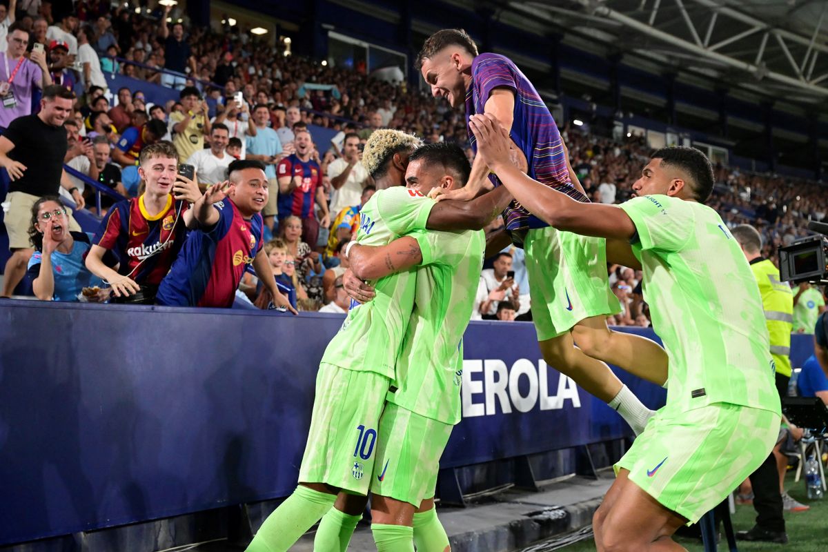 A Barcelona a második félidőben fordított a Levante otthonában