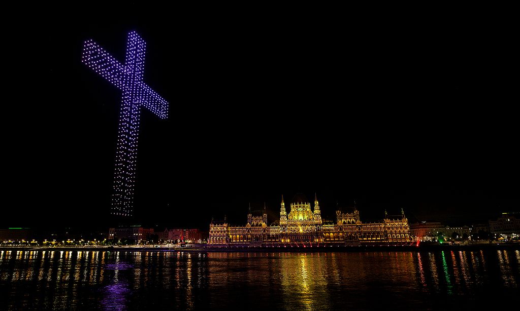 tűzijáték fényfestés drónshow előkészületek