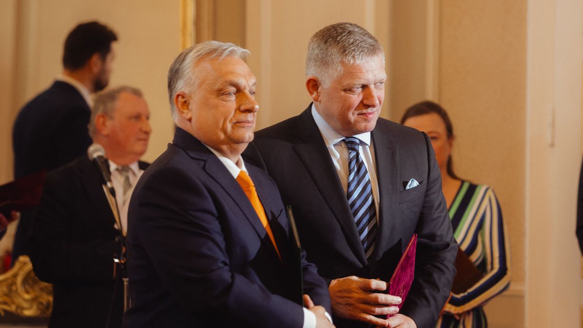 Robert Fico és Orbán Viktor