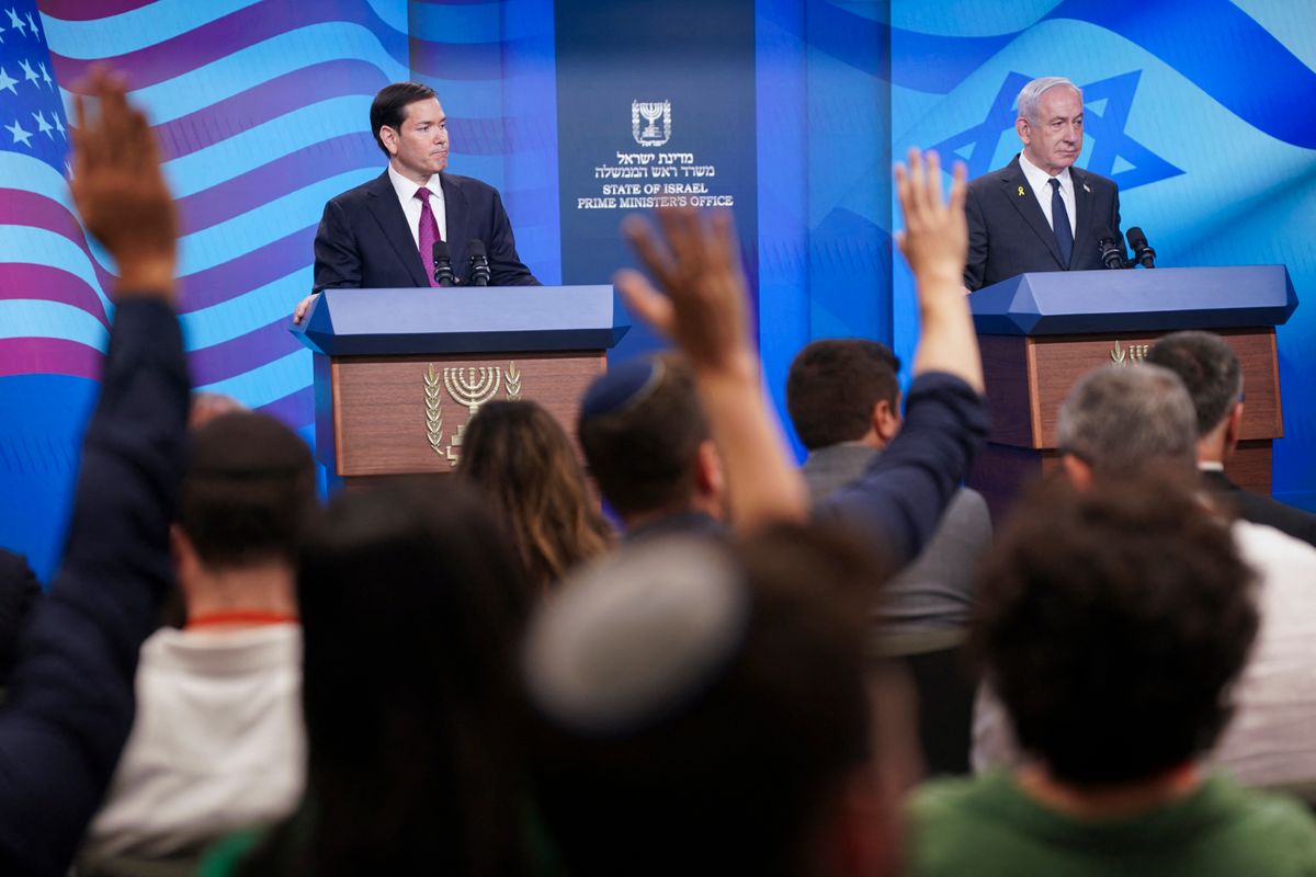 Marco Rubio Netanjahuval közösen hangsúlyozta: a túszoknak haza kell térniük, a Hamászt le kell fegyverezni, és nukleáris Irán nem elfogadható.