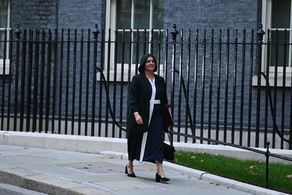 A brit belügyminiszter szigorítana a migrációs politikán (Fotó: AFP)