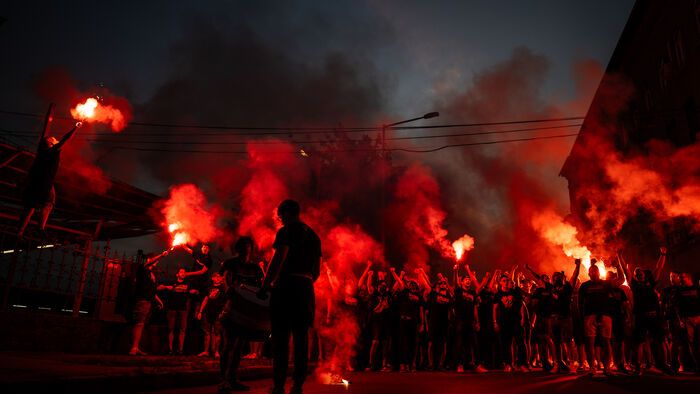 Magyarország - Portugália vb-selejtező szurkolók