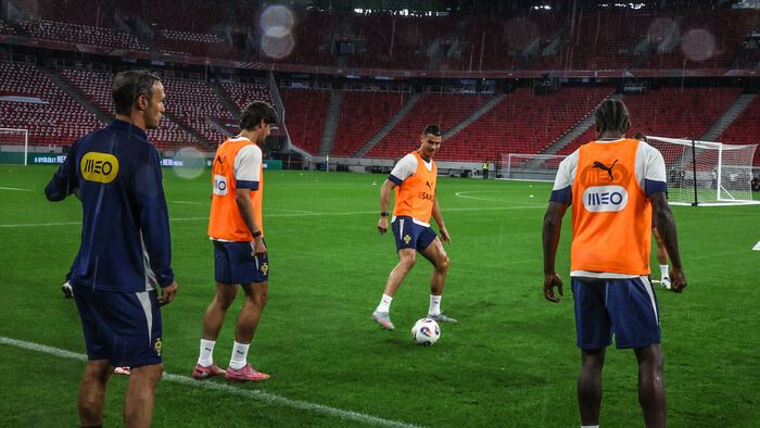 Portugál válogatott edzése
Cristiano Ronaldo