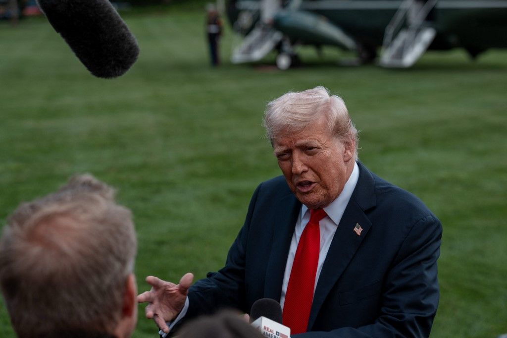Donald Trump (Fotó: ANDREW LEYDEN / NurPhoto)