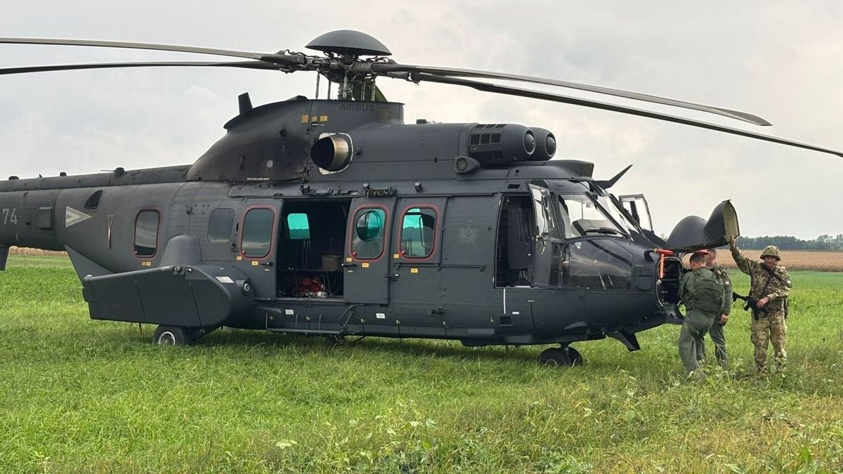 Kényszerleszállást hajtott végre a honvédség egyik legnagyobb helikoptere