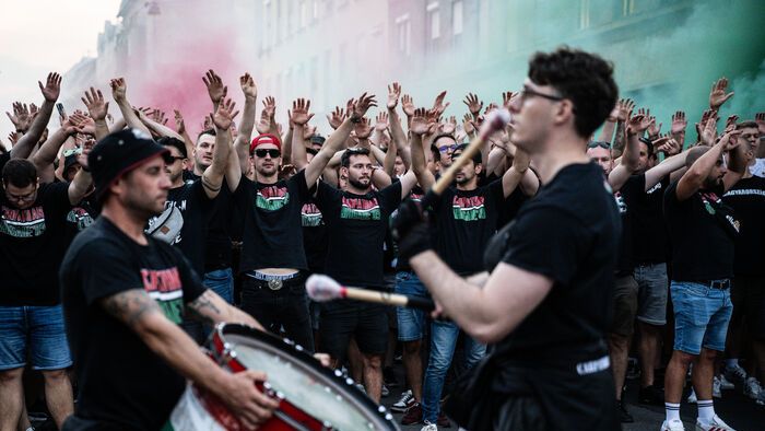 Magyarország - Portugália vb-selejtező szurkolók