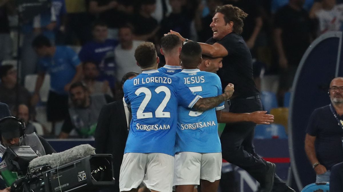 Antonio Conte kitörő örömmel fogadta a Napoli győzelmét a Pisa ellen.