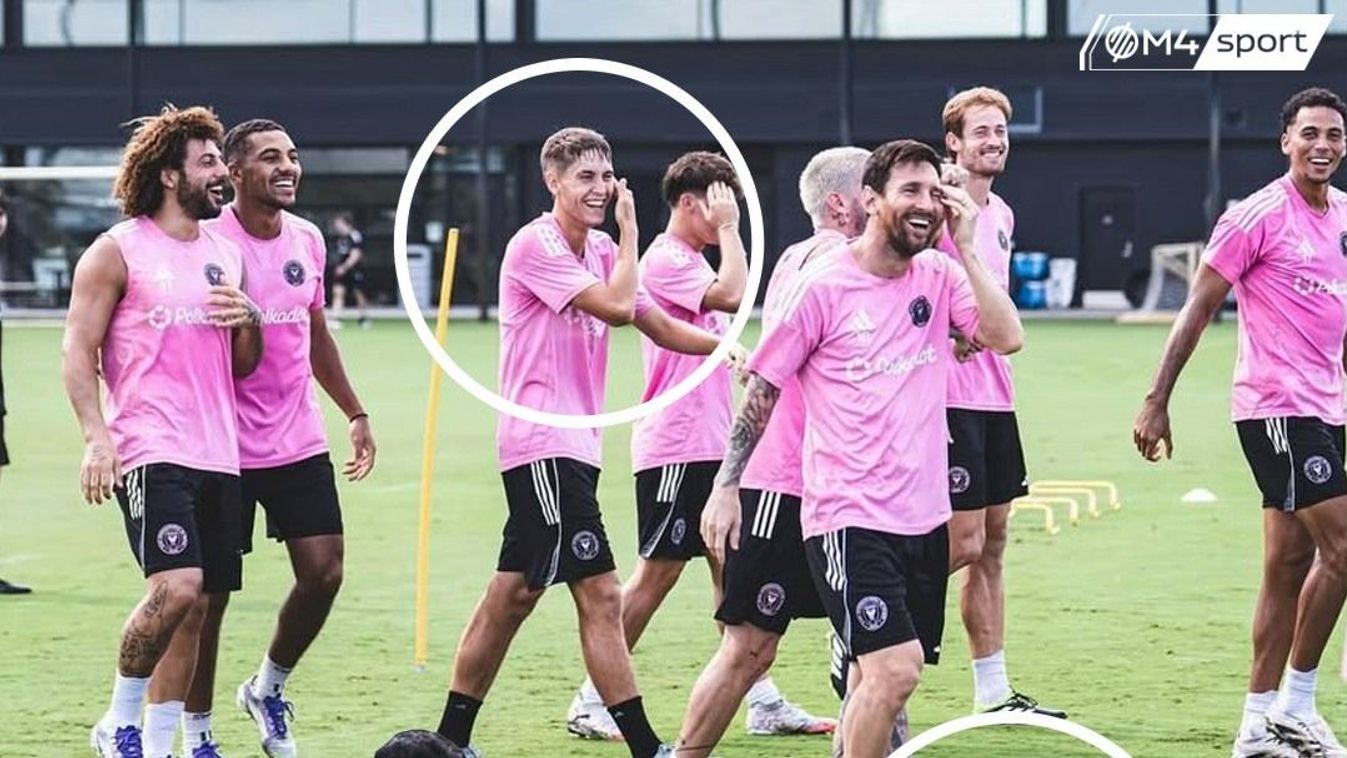 Pintér Dánielt befogadták a csapat legnagyobb sztárjai, Messivel az élükön