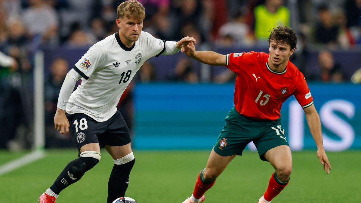 Joao Neves (jobbra), a PSG sztárja a portugál válogatottban is fontos játékos.