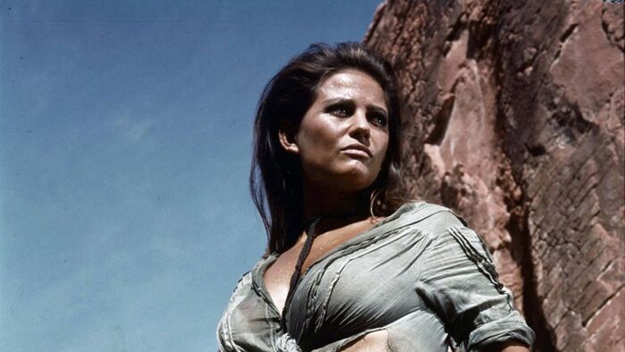 The Professionals 
Les professionnels 
1966 
directed by Richard Brooks
Claudia Cardinale
COLLECTION CHRISTOPHEL / RnB © Pax Enterprises / Columbia Pictures (Photo by Pax Enterprises / Columbia Pictu / Collection ChristopheL via AFP)