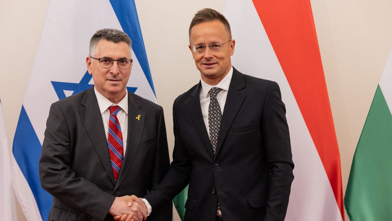 Szijjártó Péter fogadja Izrael Állam külügyminiszterét (Fotó: Csudai Sándor)