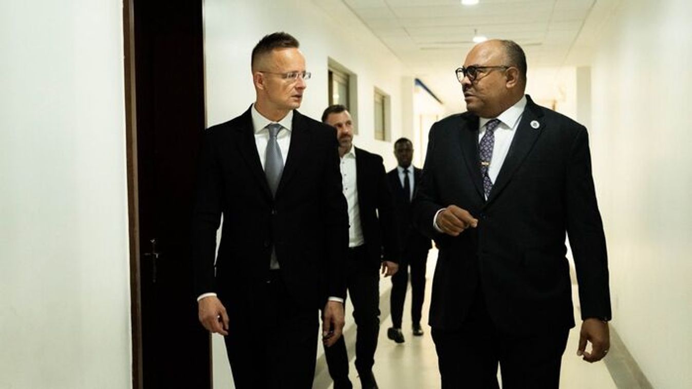 Hungarian Minister of Foreign Affairs and Trade Peter Szijjarto in Tanzania (Source: Facebook)